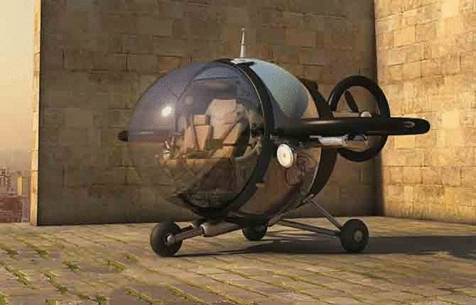 Дизайнер разработал концепцию летающего автомобиля