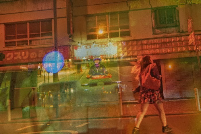 Таксист-фотограф снимает ночной город