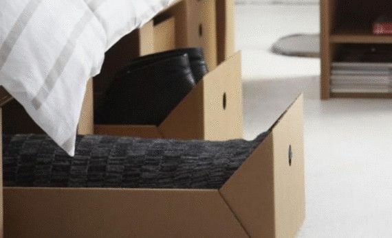 Кровать Paperpedic из картона