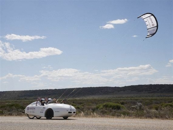 Ветряной электромобиль пересек всю Австралию