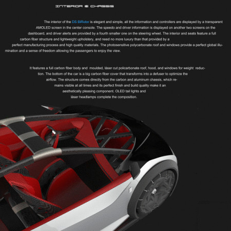 Созданы уникальные шины для Citroen DS BiRotor