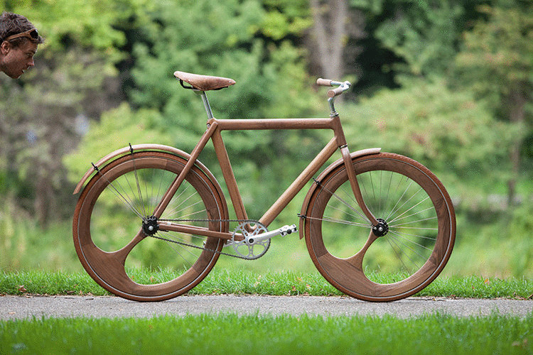 Bough Bike—электрический велосипед из дерева