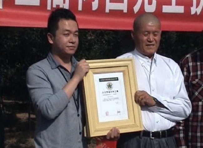 Гао Бинго, 54-летний пчеловод из провинции Шаньдун побил рекорд