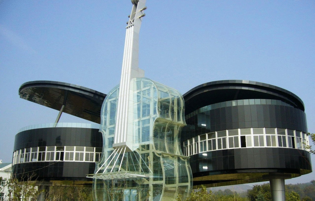«Музыкальный» дом в Китае
