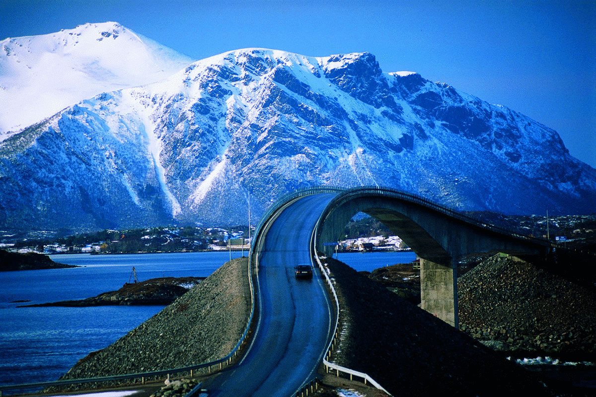 Чудо инженерной мысли:  "Атлантическая дорога"  Норвегии