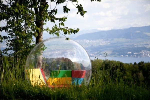 Необычный дом: прозрачный пузырь Cocoon 1 для гармоничной жизни