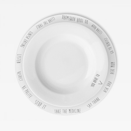 Purpose Plates - тарелки с сообщениями