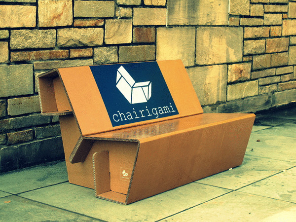 Chairigami: легкая мебель из гофрированного картона 