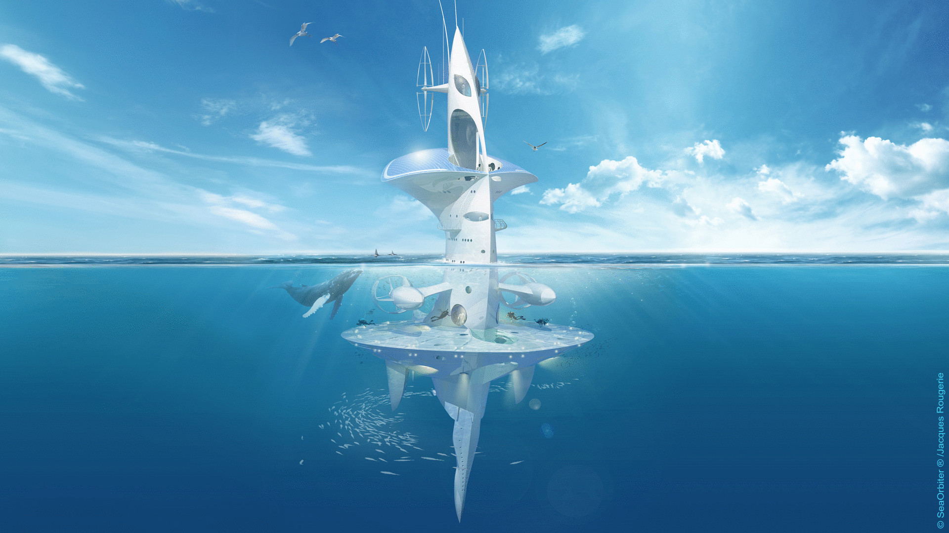 Плавающий небоскреб «Sea Orbiter»