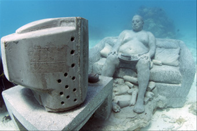 Невероятный подводный музей в Мексике