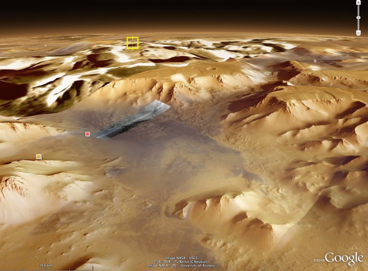 Google объявил об официальном открытии карты Марса