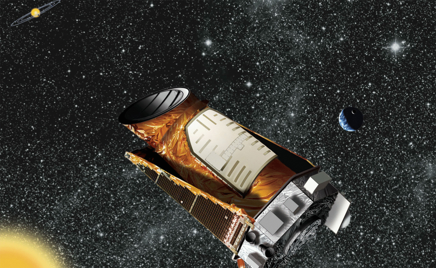 Телескоп «Кеплер» погрузился в вечный сон