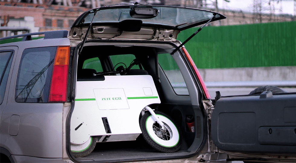 Компактный электрический скутер «из коробки» для отдыха и развлечений - Zeit Eco