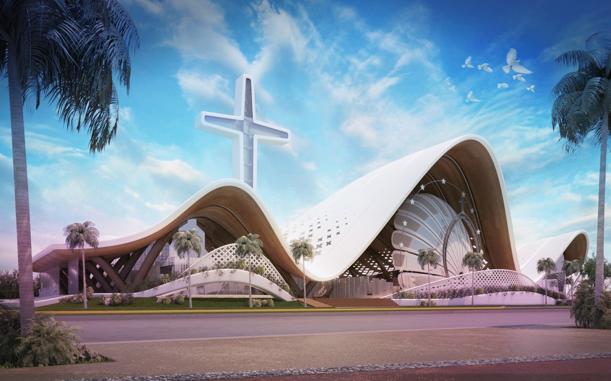Испанские архитекторы показали церковь будущего
