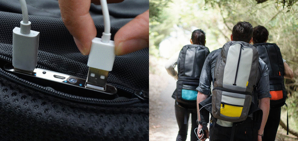 Представлен рюкзак, который зарядит все мобильные устройства одновременно