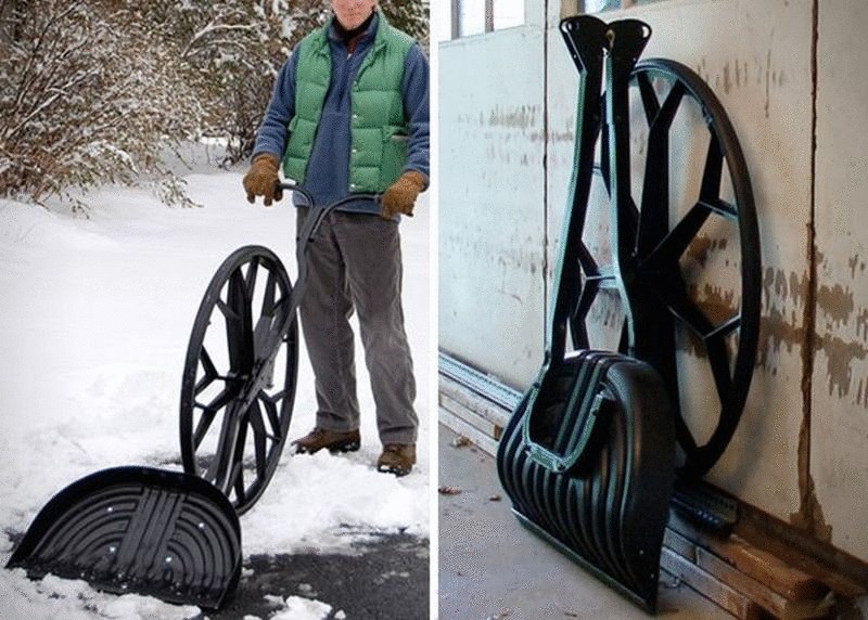 Инновационная мобильная лопата для снега 