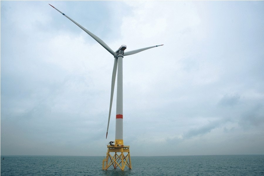 Установлена самая большая ветряная турбина в мире