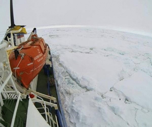 Что происходит с кораблем, если его зажимает во льдах?