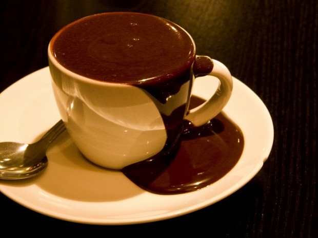Как цвет чашки влияет на вкус горячего шоколада