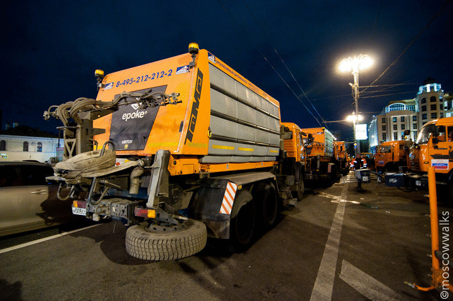 Московские улицы будут мыть экологичными средствами