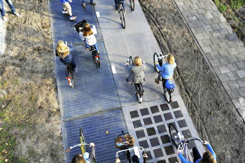 Первая в мире «солнечная» велосипедная дорожка превзошла ожидания