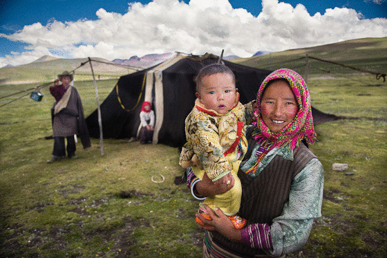 Тибет: Детей мало не бывает