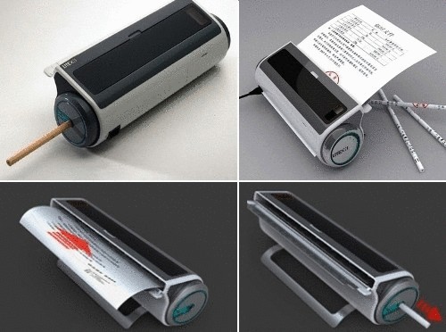 P&P Office Waste Processor создает карандаши из  бумажных отходов 