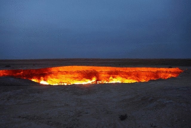 «Врата Ада» —газовый кратер в Туркмении