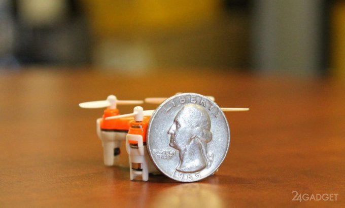 Самый маленький в мире дрон (+ видео)