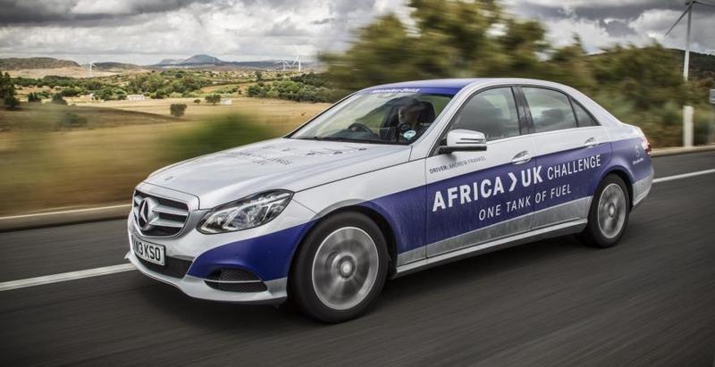 Гибридный Mercedes доехал из Африки до Британии на одном баке