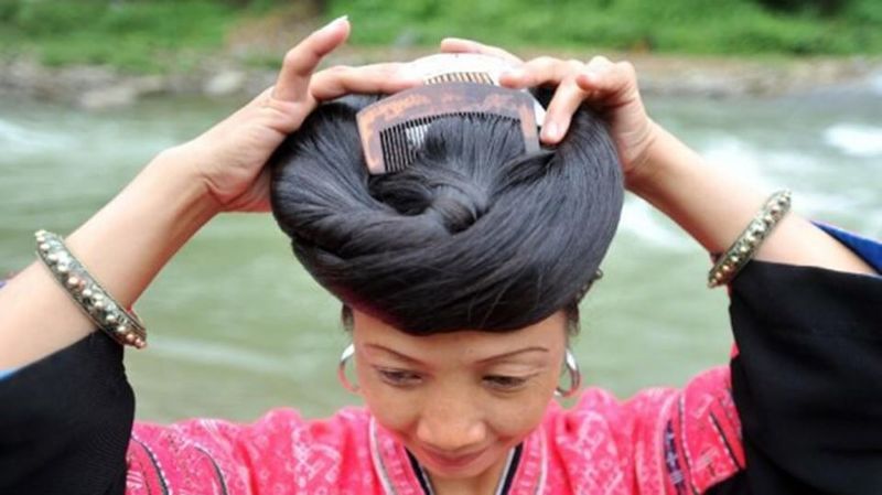 Секрет красоты роскошных азиатских волос без седины!