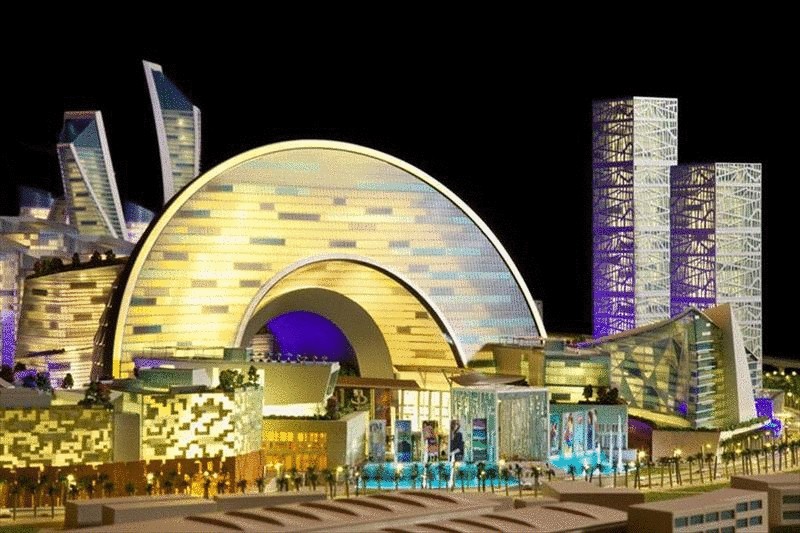 Mall of the World—уникальный город, с регулируемой температурой в Дубае +видео