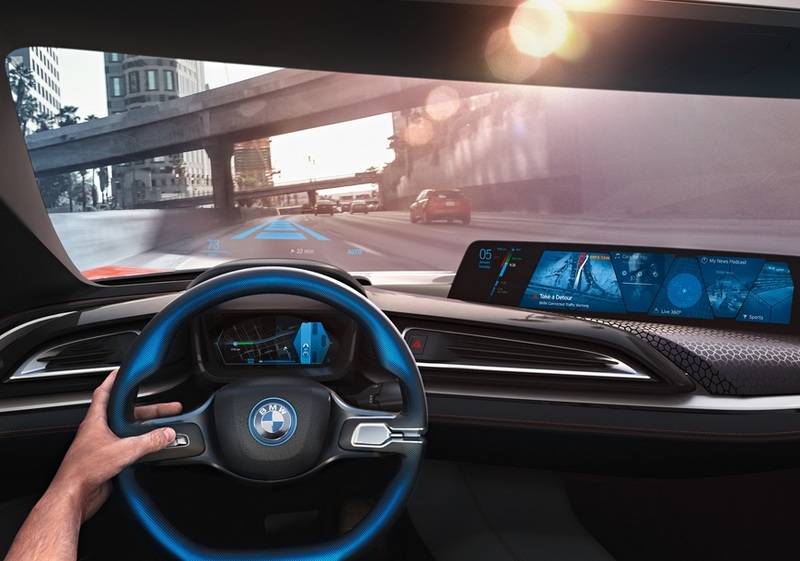 Концепт автомобиля BMW i Vision Future Interaction