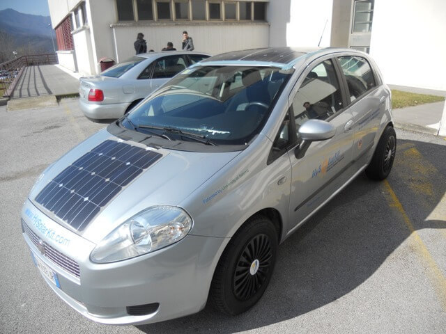 Устройство, преобразующее обычный автомобиль в гибрид на солнечных батареях