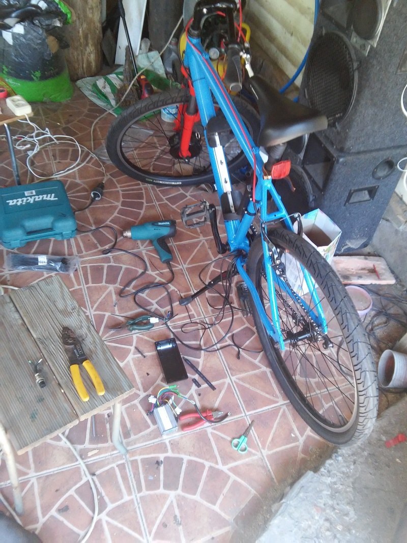 Новая жизнь бюджетного горного велосипеда: превращение в электричку