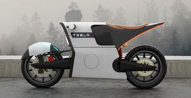 Концепт Tesla e-bike