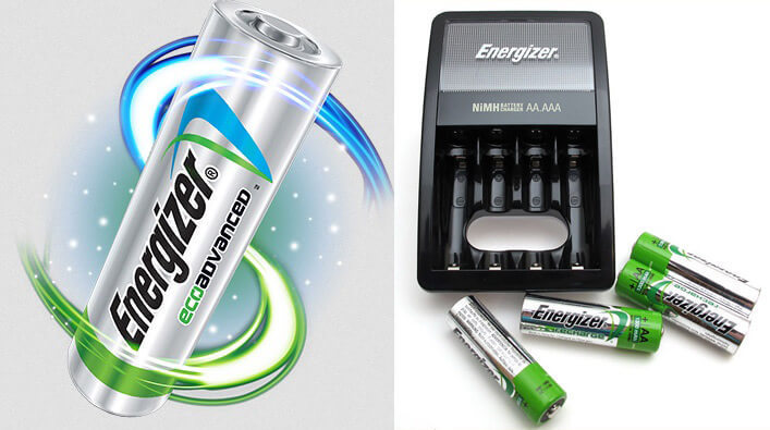 Energizer Recharge — первые в мире «пальчиковые» аккумуляторы из батарей гибридных авто