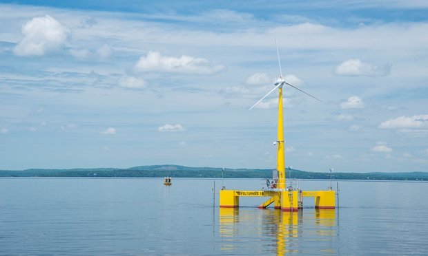 США запустит первую морскую ветроэлектростанцию