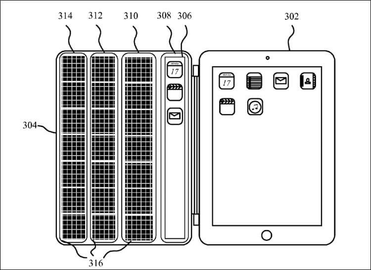Обложки для iPad могут обзавестись дисплеем и солнечными батареями