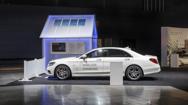 Гибрид Mercedes S550e получит поддержку беспроводной подзарядки