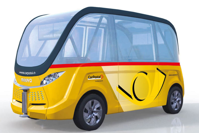 В Швейцарии начались тесты беспилотных электрических автобусов