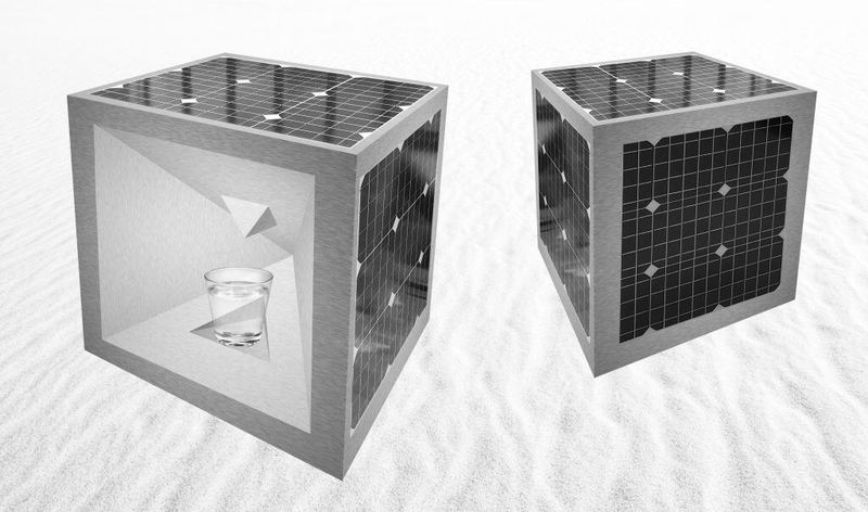 Watercube использует солнечную энергию для производства чистой питьевой воды