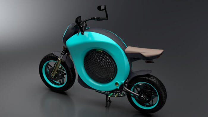  Изящный электробайк Grasshopper Concept Bike