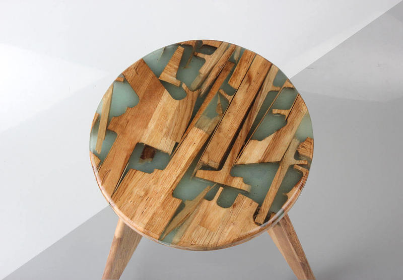 Необычная мебель из гибридной древесины