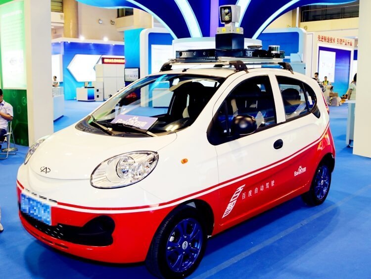 В основу нового робомобиля Baidu положена модель Chery eQ