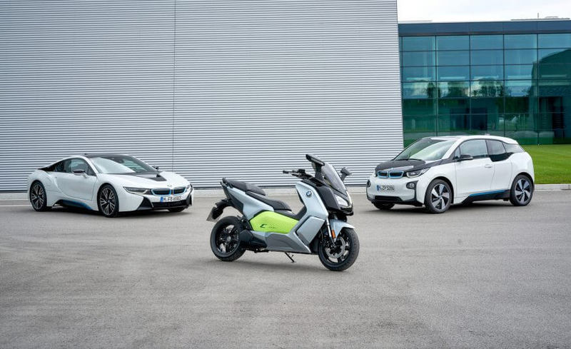 BMW представила новую версию электроскутера C evolution