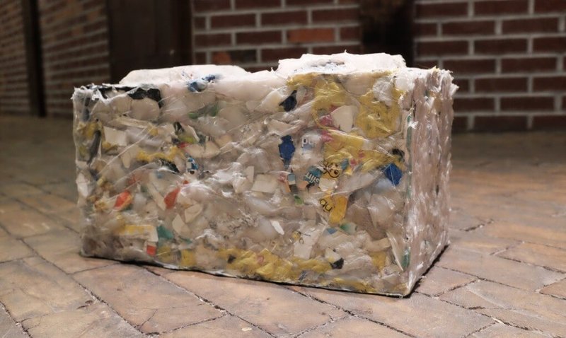 ByFusion превращает пластиковый мусор из океана в экологически чистые строительные блоки
