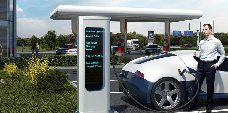 В Европе устанавливают инновационные станции зарядки электромобилей