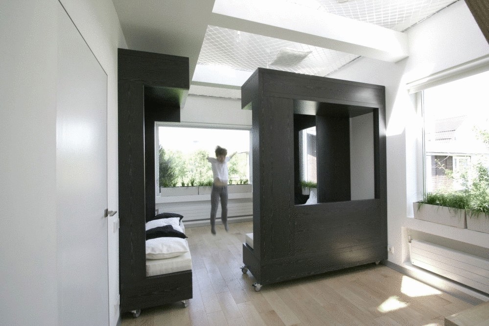 Модульная мебель  для зоны  отдыха в маленькой комнате