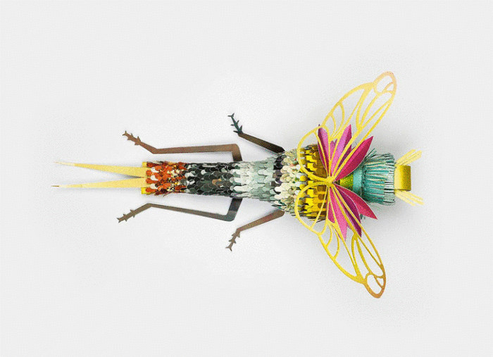 Креативная утилизация: птицы и насекомые из Playboy и Сosmopolitan  